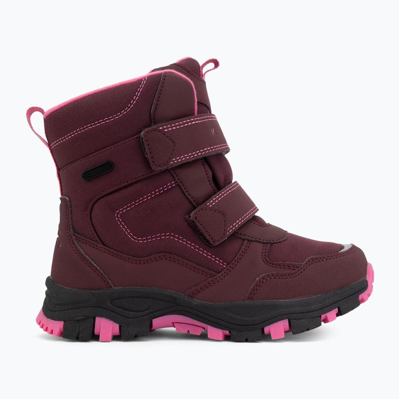 Stivali da neve per bambini KADVA Snowey Mid WP rosa 8