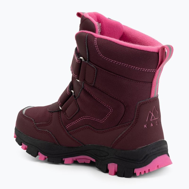 Stivali da neve per bambini KADVA Snowey Mid WP rosa 9
