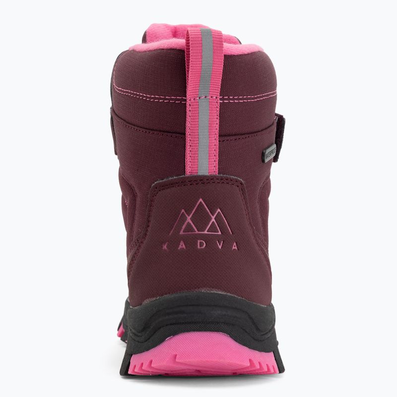 Stivali da neve per bambini KADVA Snowey Mid WP rosa 12