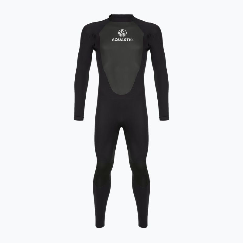 Muta da surf uomo AQUASTIC in neoprene 4/3 mm WAVEY black 10