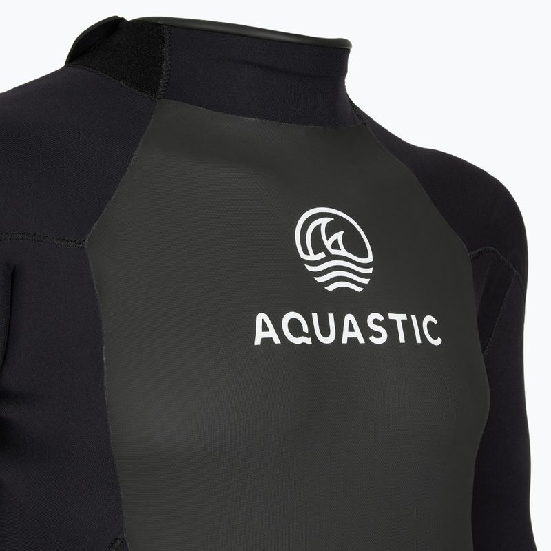 Muta da surf uomo AQUASTIC in neoprene 4/3 mm WAVEY black 12