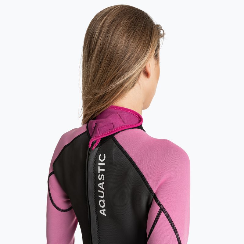 Muta da surf donna AQUASTIC in neoprene 3/2 mm WAVEY pink 8