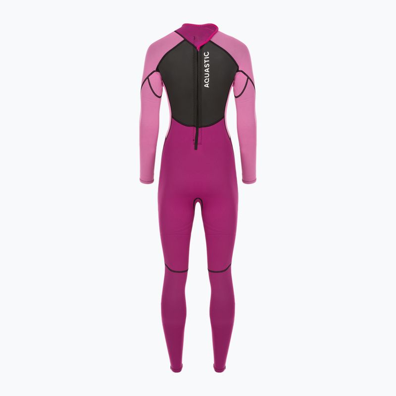 Muta da surf donna AQUASTIC in neoprene 3/2 mm WAVEY pink 13