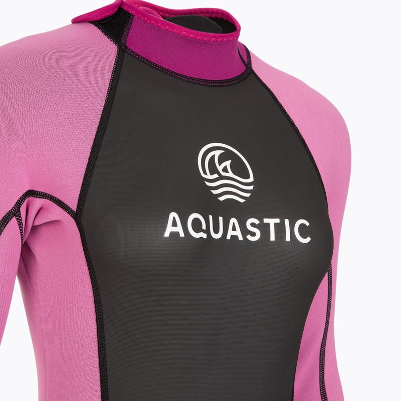 Muta da surf donna AQUASTIC in neoprene 3/2 mm WAVEY pink 14