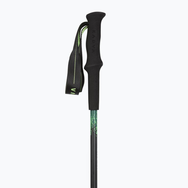 Bastoni da trekking KADVA Torre regolabili in carbonio verde 2