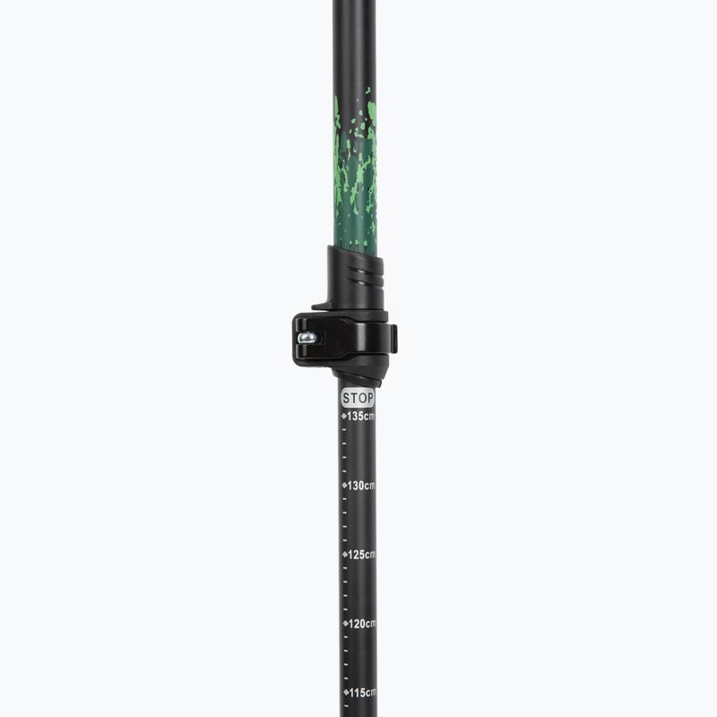 Bastoni da trekking KADVA Torre regolabili in carbonio verde 4
