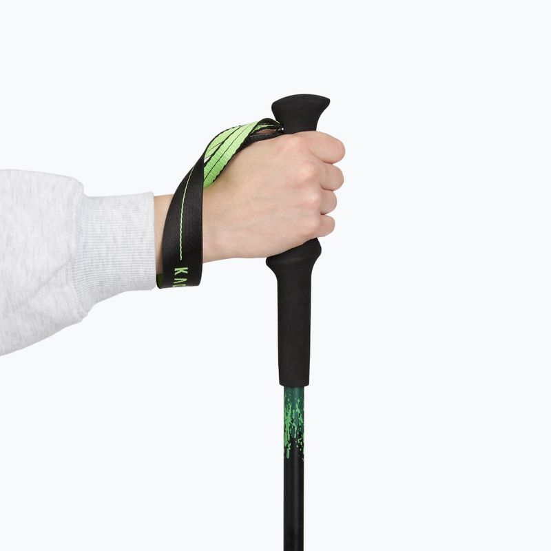 Bastoni da trekking KADVA Torre regolabili in carbonio verde 6