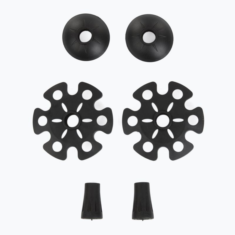 Bastoncini da trekking KADVA Torre adjustable carbon green 8