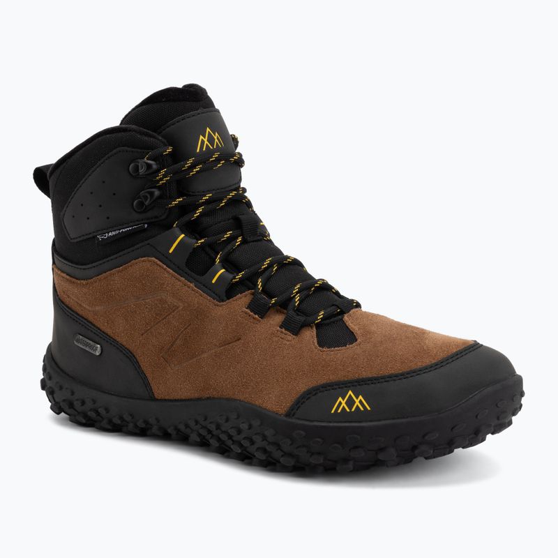 Scarpe barefoot uomo KADVA SOLEAF Brązowy/Czarny