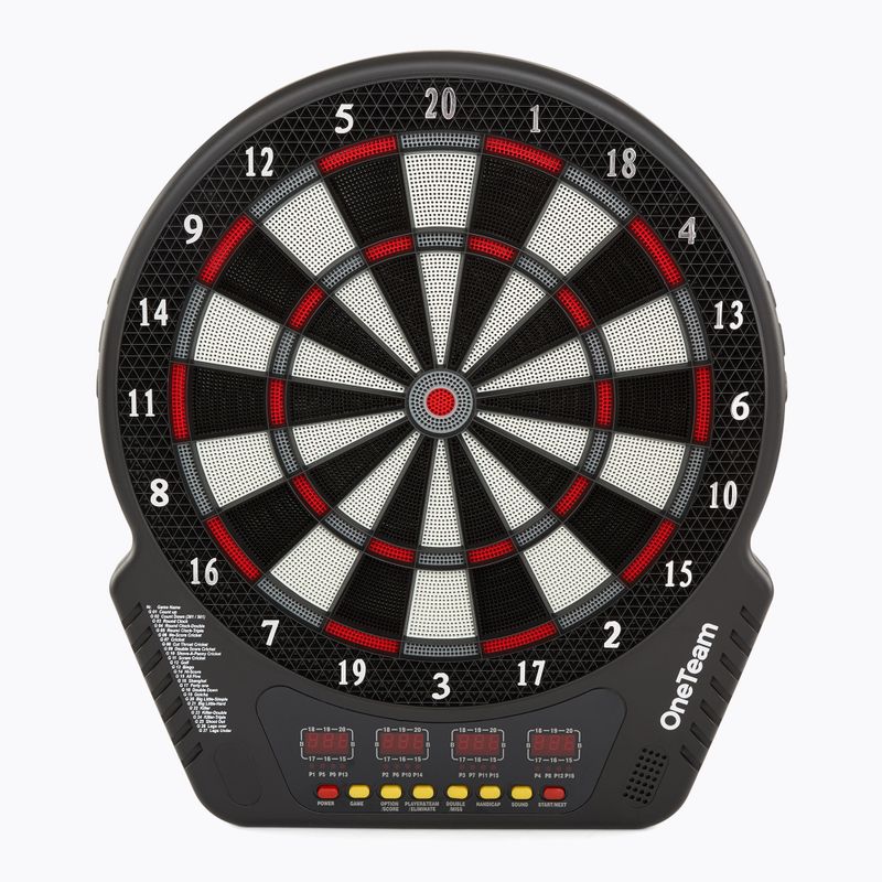 ONETEAM TargetJoy disco elettronico per freccette grigio 2