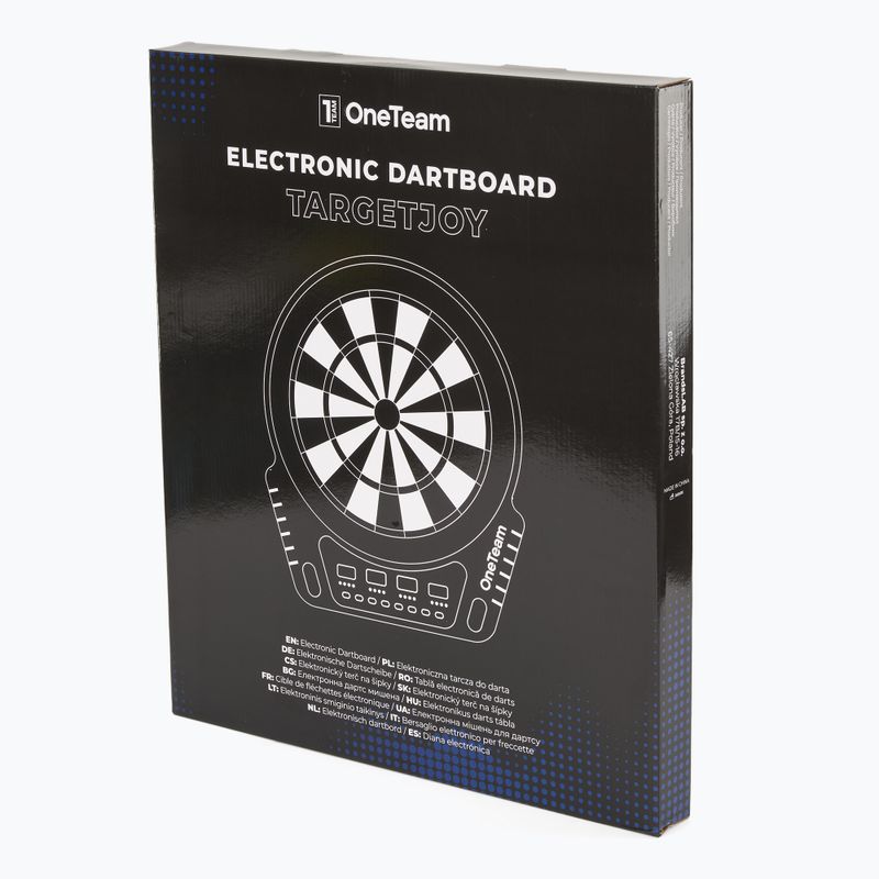 ONETEAM TargetJoy disco elettronico per freccette grigio 9