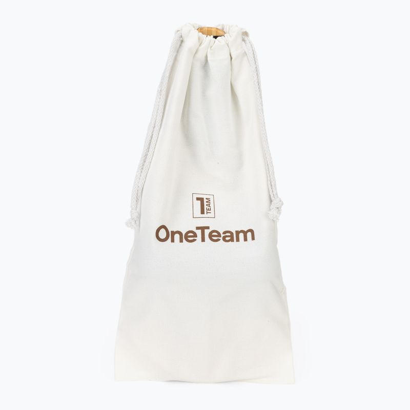 Set da beach tennis OneTeam Beach Play marrone 9