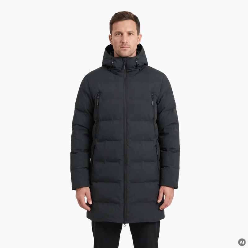 Cappotto imbottito da uomo Ravin ECO nero