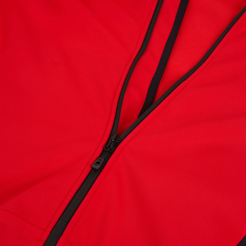 Felpa da trekking uomo KADVA Arix WP 5K/3K softshell ibrida rossa 4