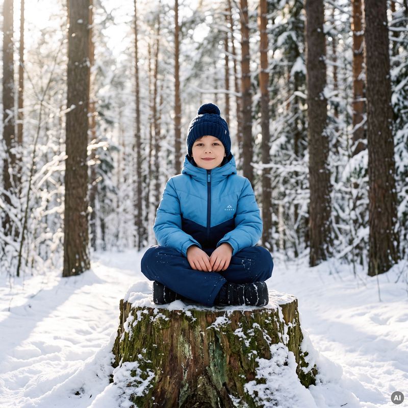 Giacca imbottita per bambini Kadva Zippi KDG WP 5K/3K blu 7