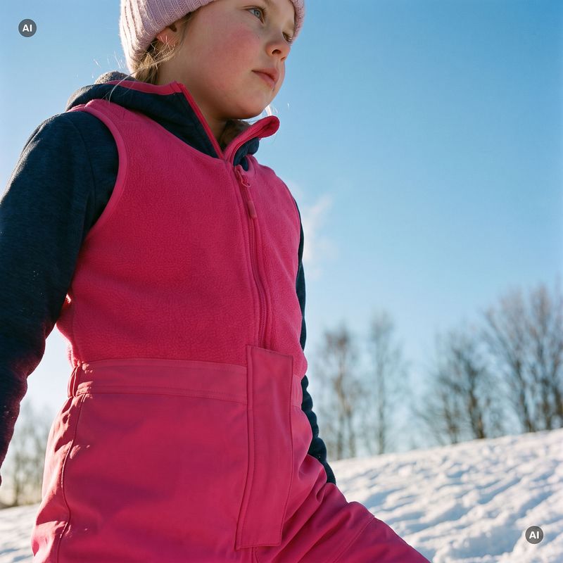 Pantaloni da sci per bambini KADVA Totto KDG WP 5K/3K rosa 6