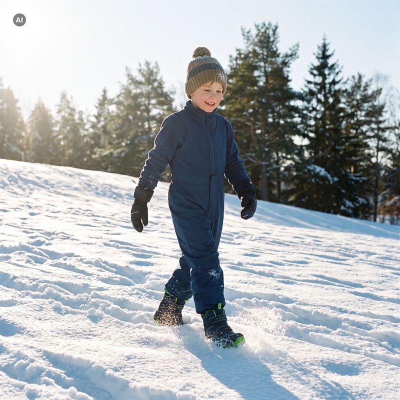Pantaloni da sci per bambini KADVA Totto KDG WP 5K/3K blu navy 6