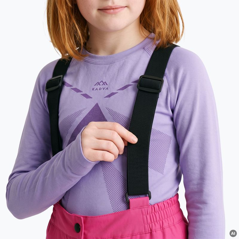 Pantaloni da sci per bambini KADVA Moky JR WP 8K/5K rosa 2