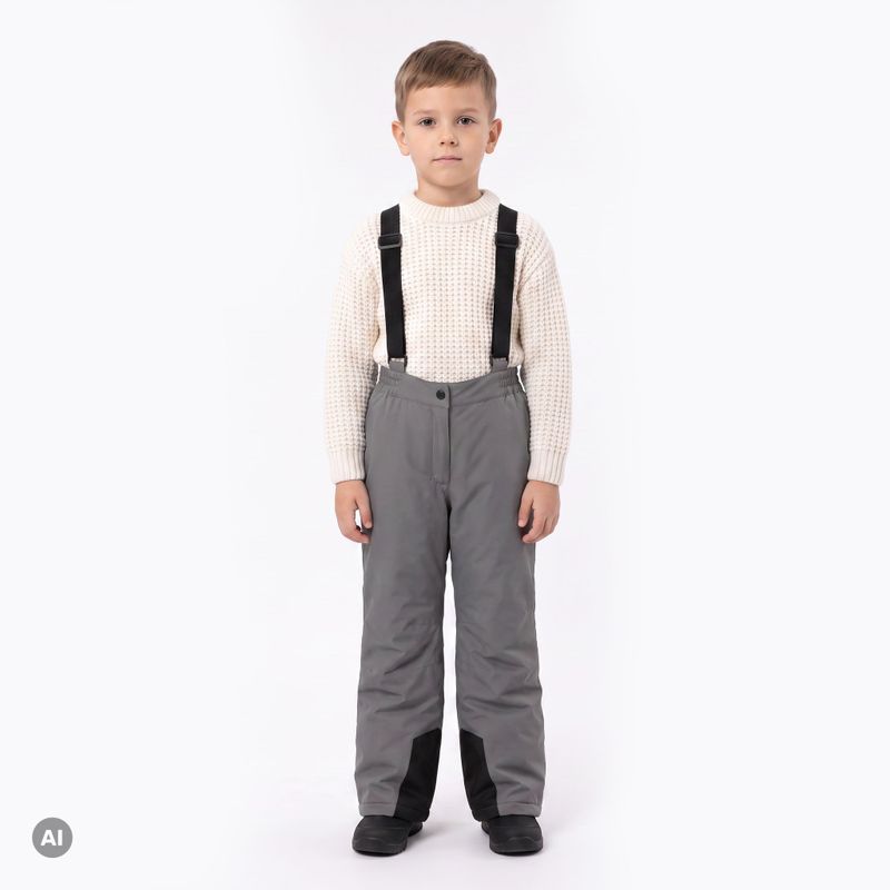 Pantaloni da sci per bambini KADVA Moky JR WP 8K/5K argento