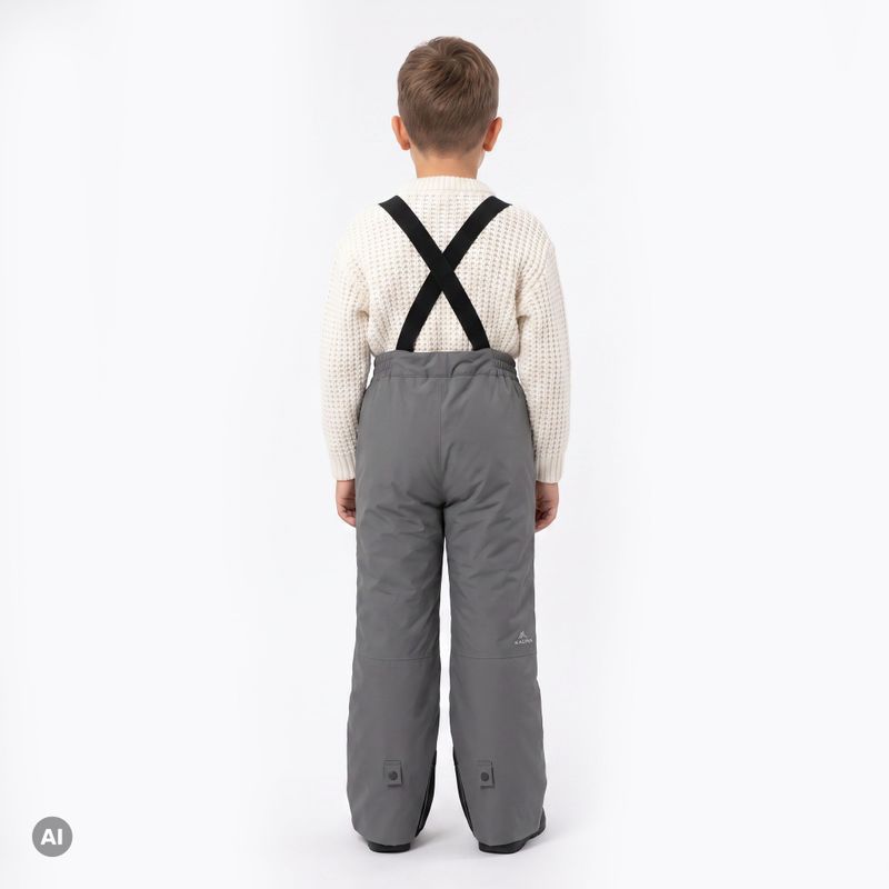 Pantaloni da sci per bambini KADVA Moky JR WP 8K/5K argento 2