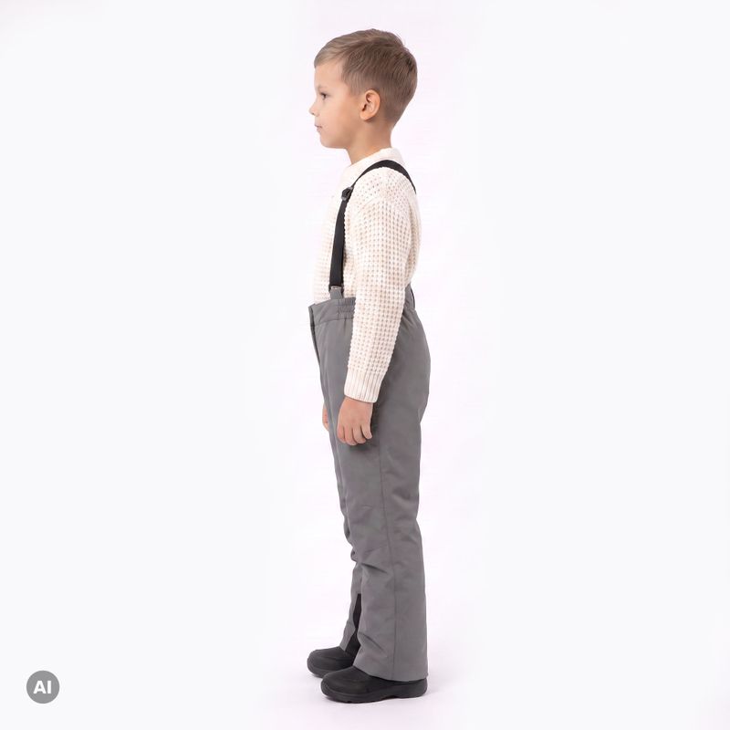 Pantaloni da sci per bambini KADVA Moky JR WP 8K/5K argento 3