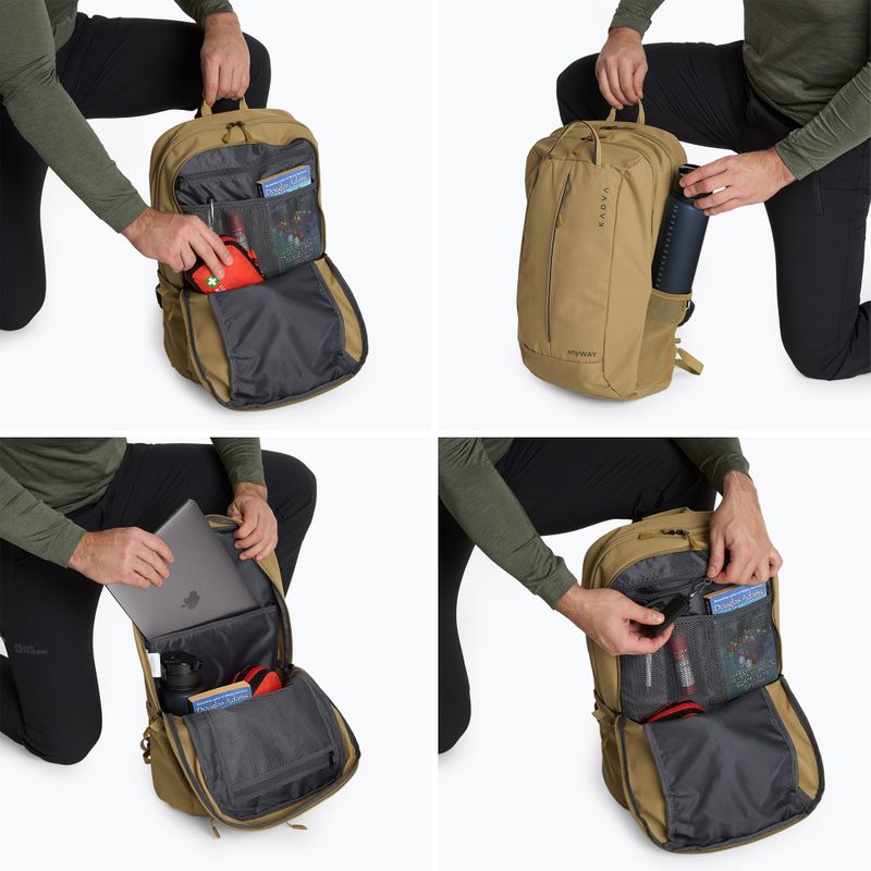 Zaino da trekking KADVA anyWAY 25 l sabbia 7