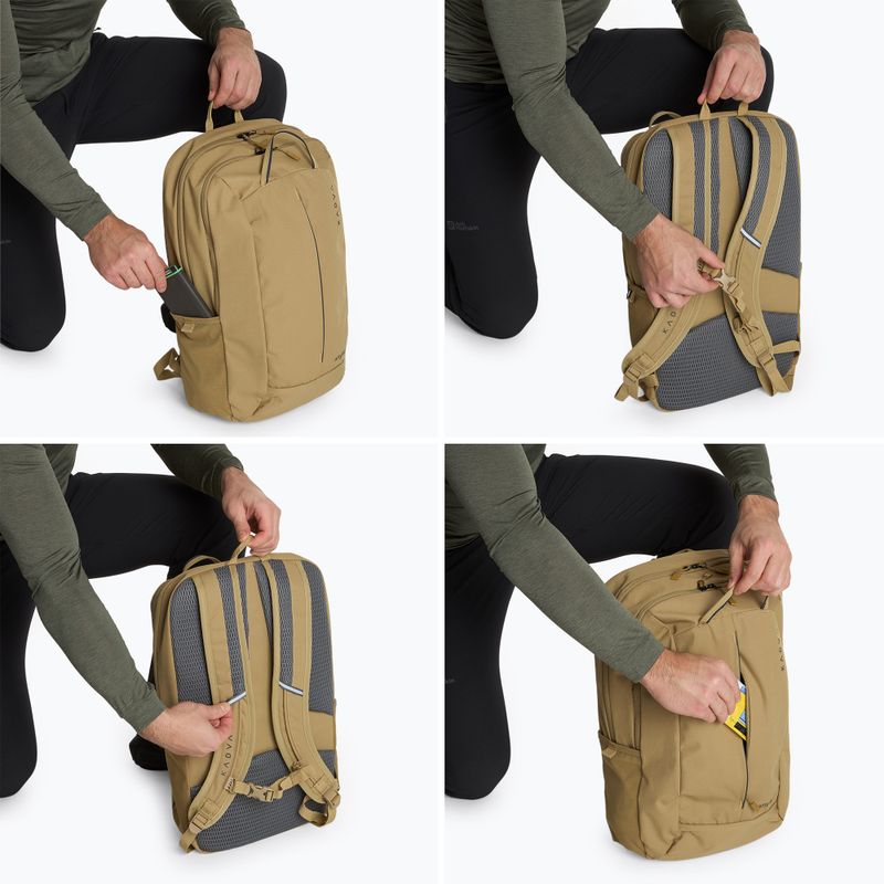 Zaino da trekking KADVA anyWAY 25 l sabbia 8
