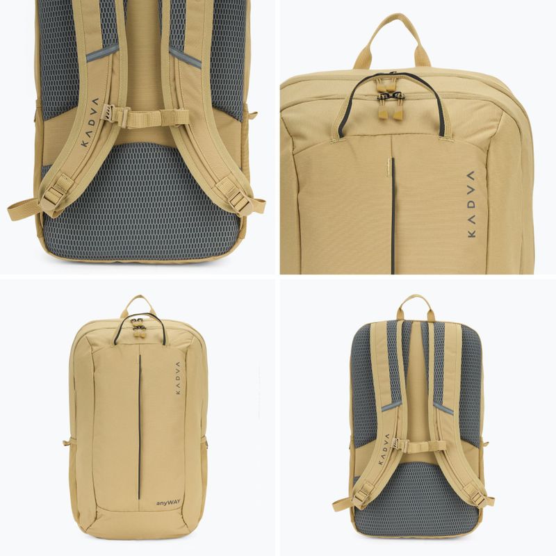 Zaino da trekking KADVA anyWAY 25 l sabbia 9