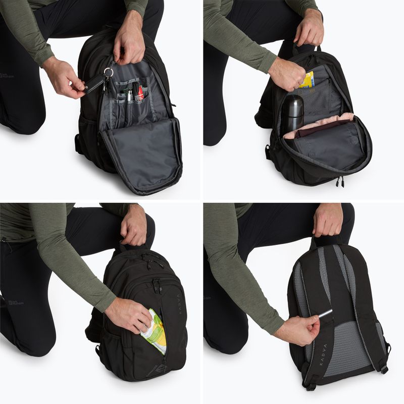 KADVA Concise 20 l zaino da trekking black 7