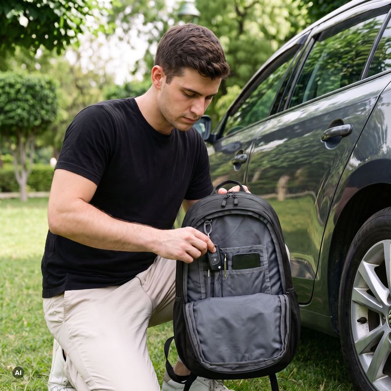 Zaino da trekking KADVA Concise 20 l nero 8