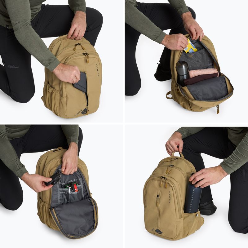 Zaino da trekking KADVA Concise 20 litri sabbia 7