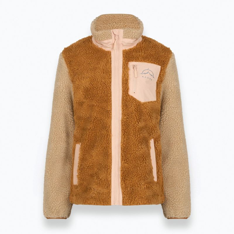 Felpa in pile da donna KADVA Rodvik WMNS beige 3