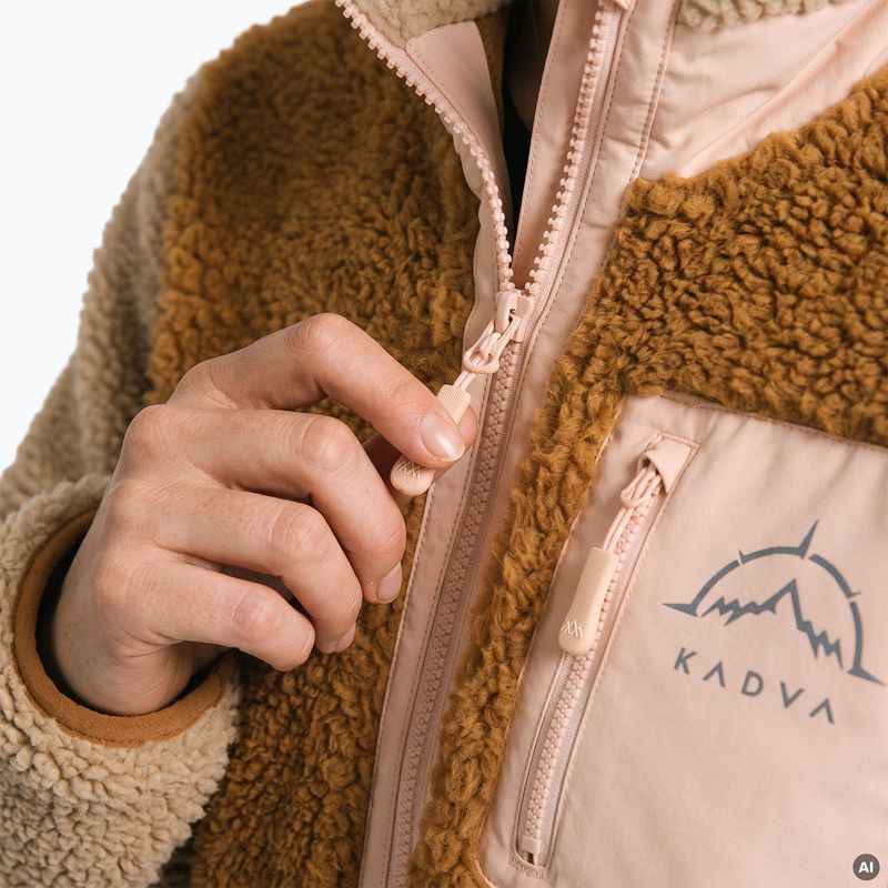 Felpa in pile da donna KADVA Rodvik WMNS beige 6