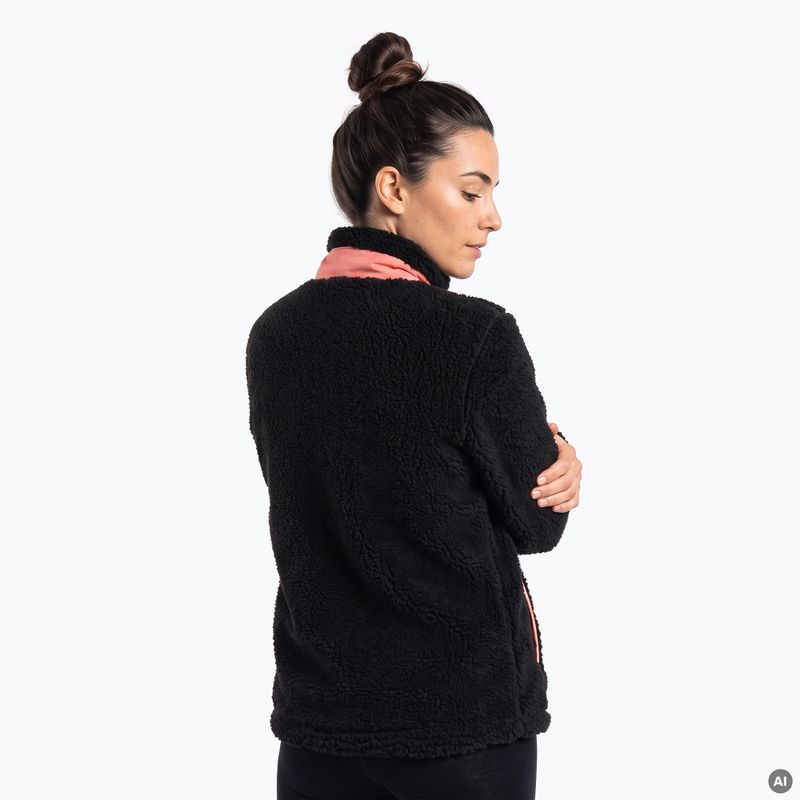 Felpa in pile da donna KADVA Rodvik WMNS nera 2