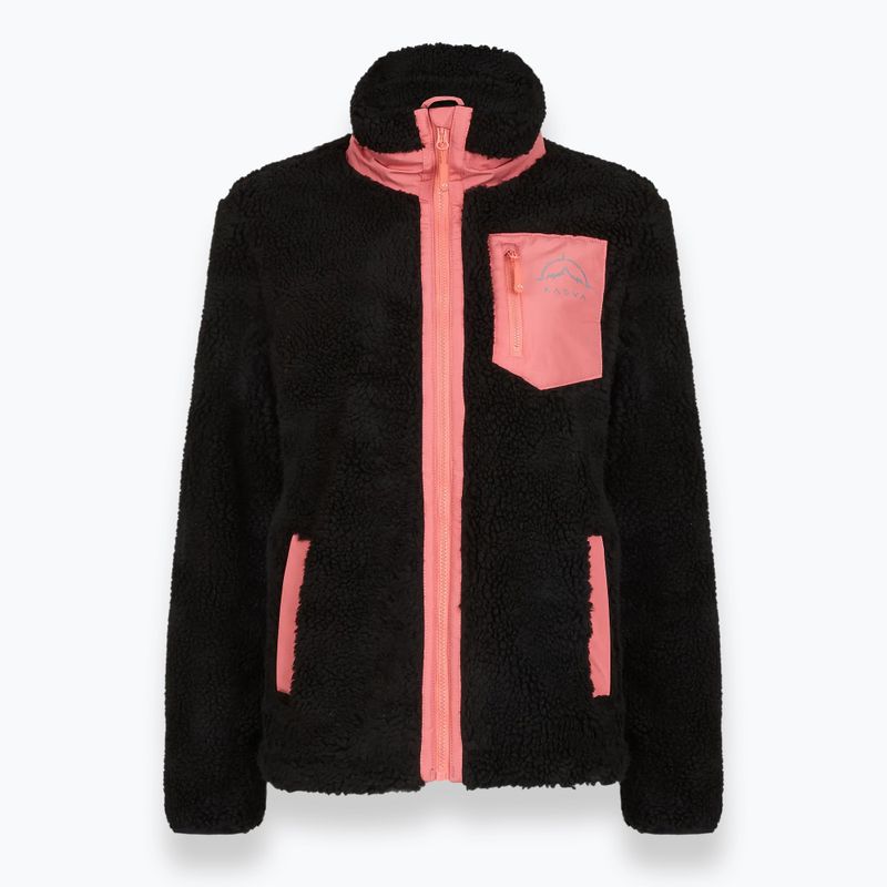 Felpa in pile da donna KADVA Rodvik WMNS nera 3