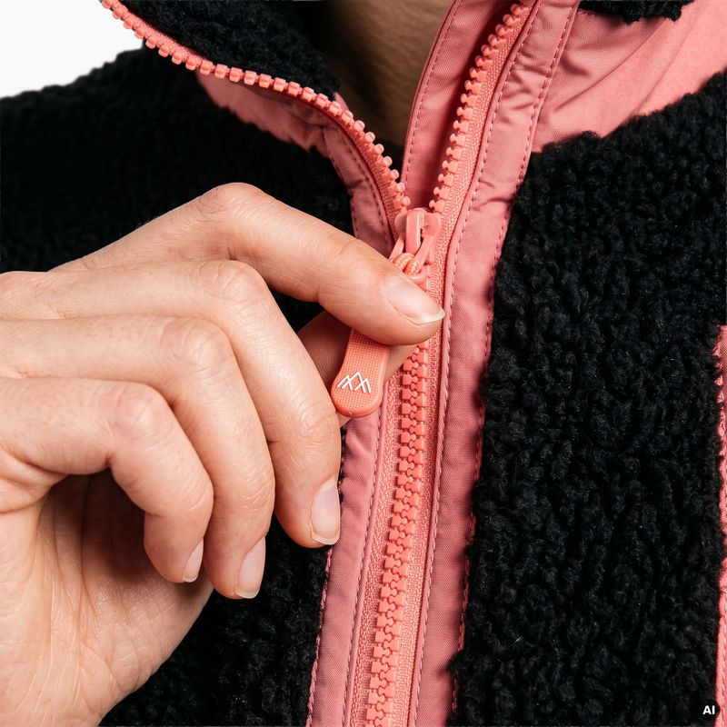 Felpa in pile da donna KADVA Rodvik WMNS nera 6