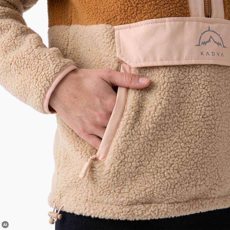 Felpa in pile da donna KADVA RODIA WMNS beige 7