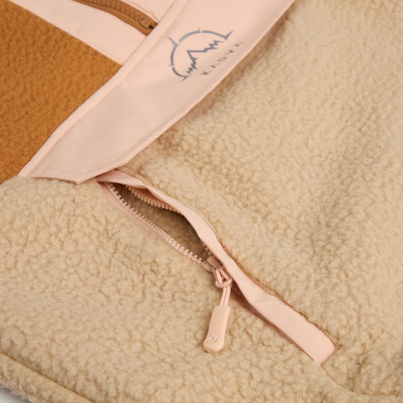Felpa in pile da donna KADVA RODIA WMNS beige 14
