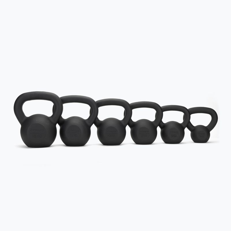Kettlebell in ghisa TREXO 10 kg nero 3
