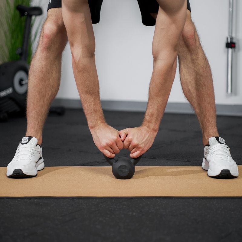 Kettlebell in ghisa TREXO 4kg nero 4