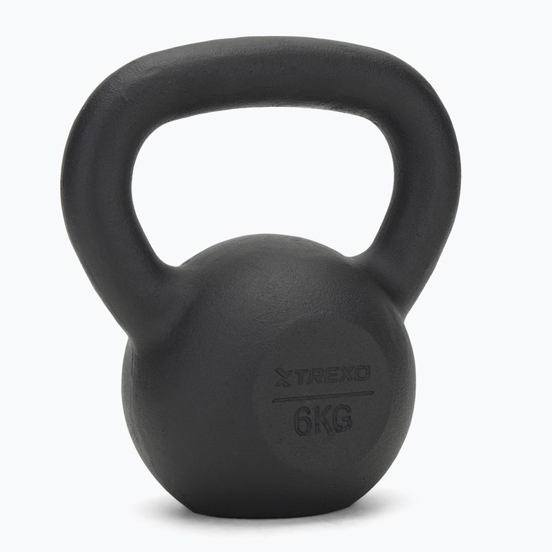 Kettlebell in ghisa XTREXO 6kg nero