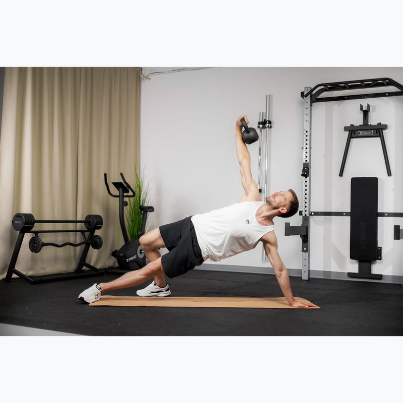 Kettlebell in ghisa TREXO 10 kg nero 5