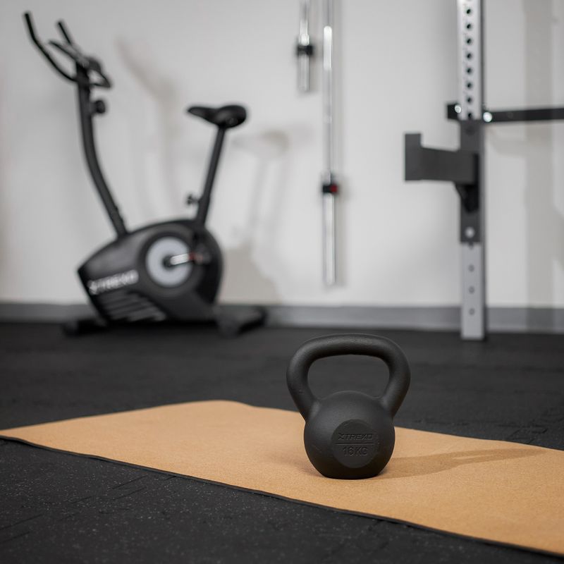 Kettlebell in ghisa TREXO 16kg nero 6