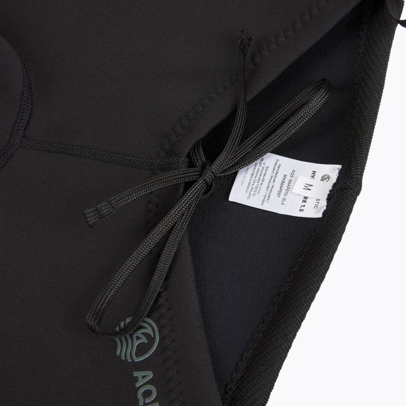 Pantaloncini in neoprene da uomo AQUASTIC HydroCore SH 1.5 mm neri 10
