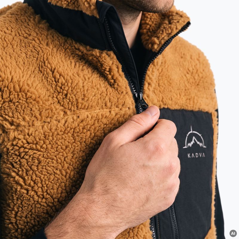 Gilet da uomo KADVA RODVIK VEST marrone 6