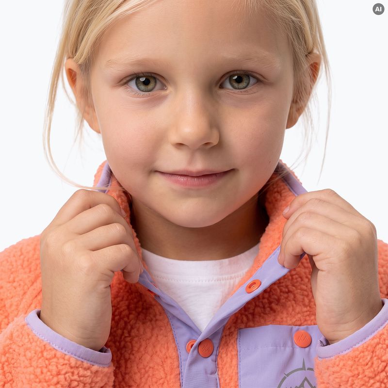 Felpa in pile per bambini KADVA RODIA KDG arancione 7