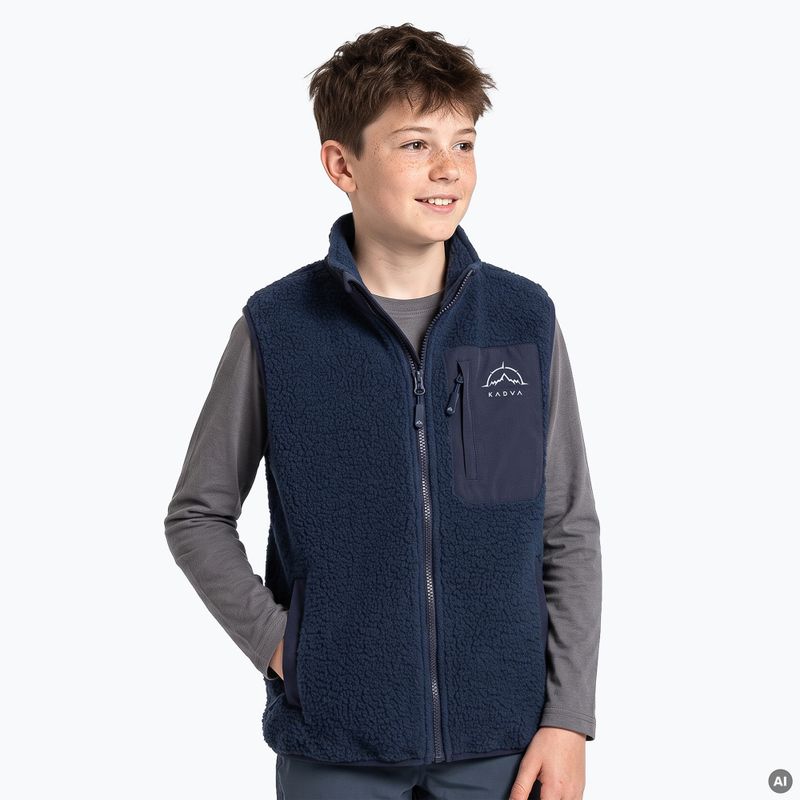 Gilet per bambini KADVA RODVIK VEST blu navy