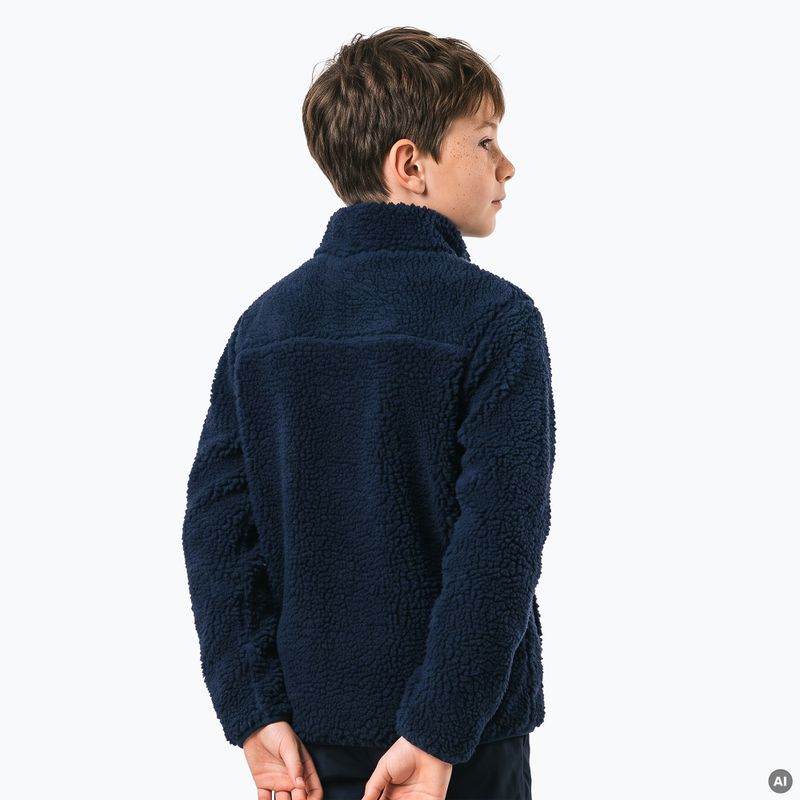 Felpa in pile per bambini KADVA Rodvik JR blu navy 2