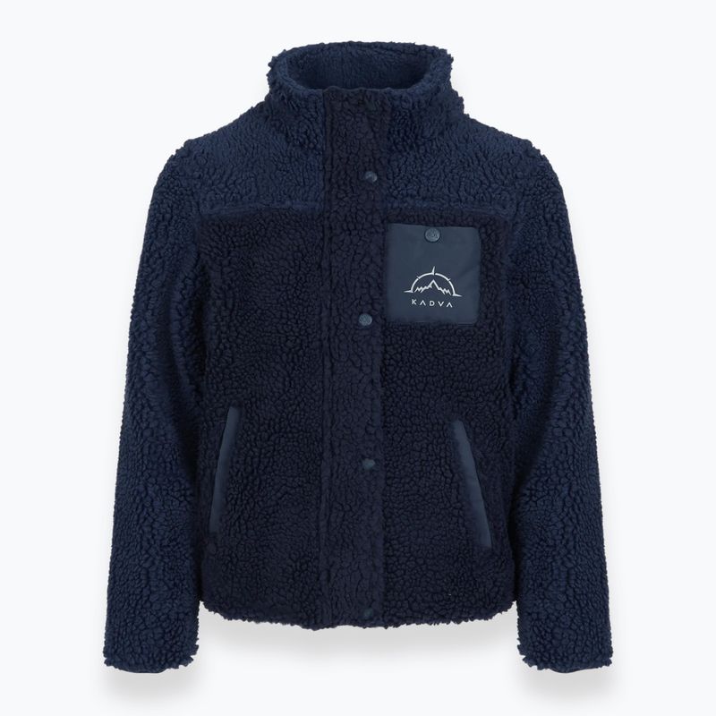 Felpa in pile per bambini KADVA Rodvik JR blu navy 3