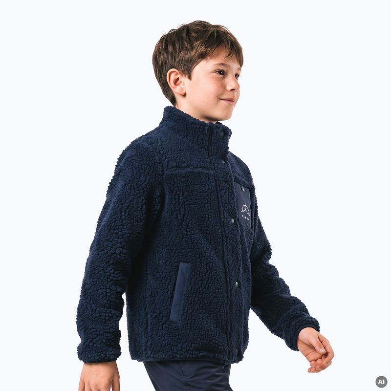 Felpa in pile per bambini KADVA Rodvik JR blu navy 5